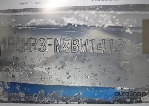 2011 Ford Focus Se из США, поврежденный, VIN 1FAHP3FN8BW141309